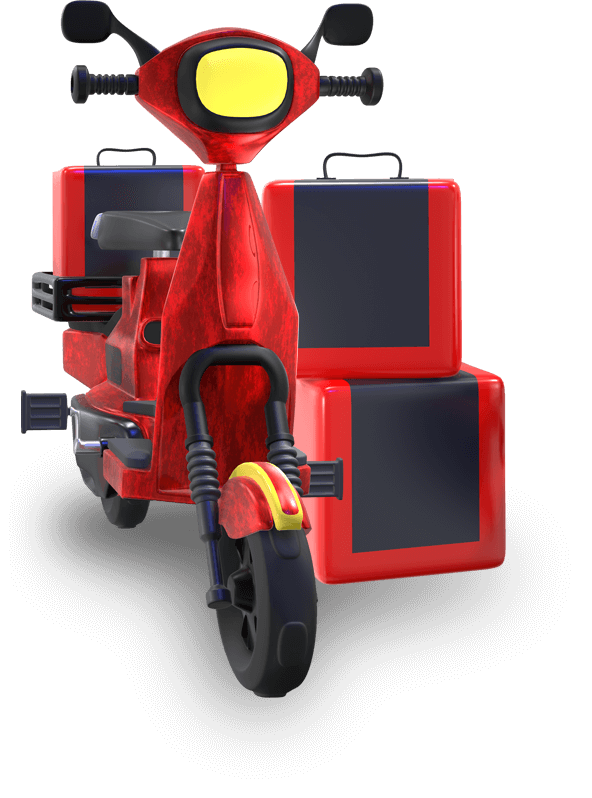 Mary Bone Takeaway Delivery Scooter